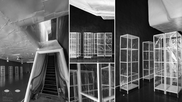 Muzej Apoksiomena  vitrina  PLASTIC BOMBASTIC